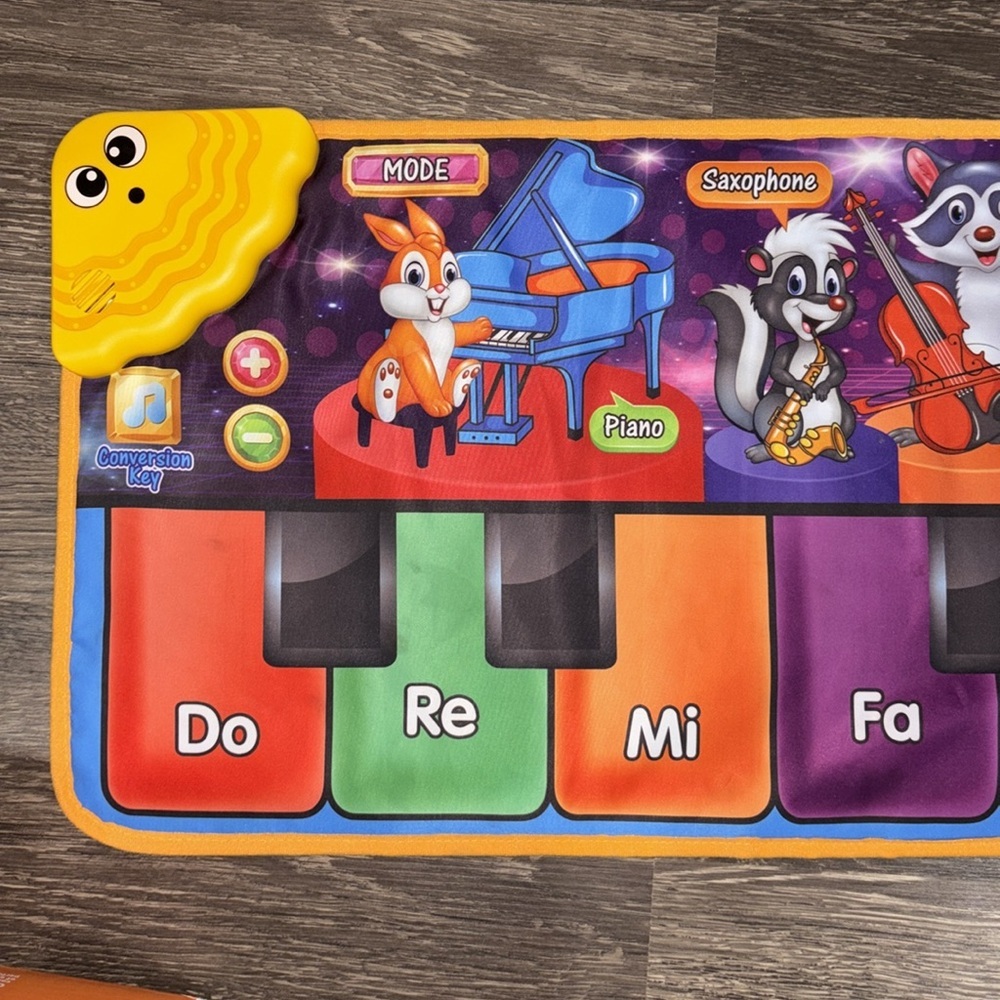 Animal piano mat/pad with 7 instrument sounds and 10 music keys - Picture 2 of 4